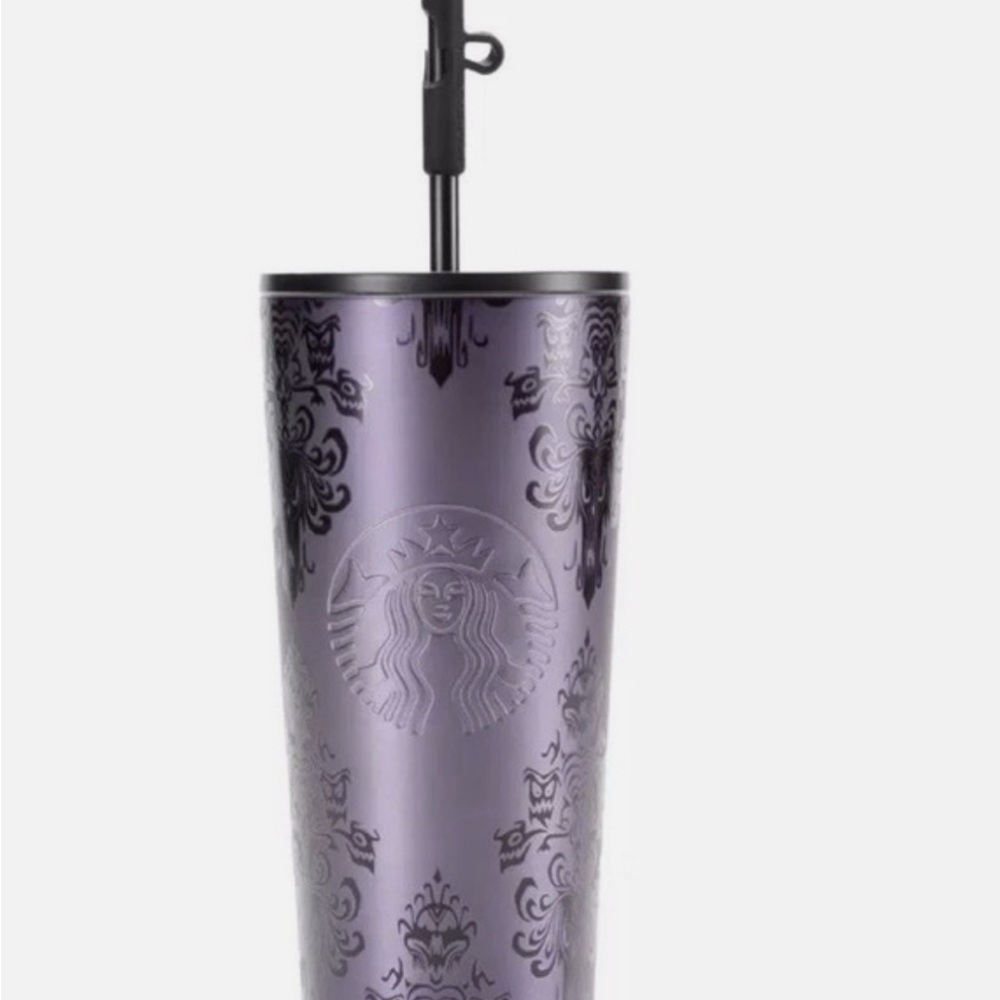 The Haunted Mansion 24oz. Stainless Steel Starbucks Tumbler with Straw
